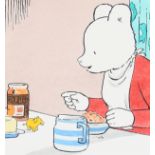 ‡Jon Davis (b.1928) Illustration for 'Rupert the Bear': I'm Very Hungry, Says the Elephant Pen and