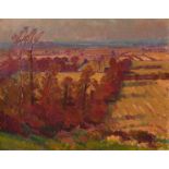 ‡Henry Lamb RA (1883-1960) Oxfordshire landscape Signed and dated Lamb 32 (lower left) Oil on