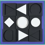 ‡Victor Vasarely (Hungarian/French 1906-1997) Caribe Negatif Signed Vasarely (to label) Painted