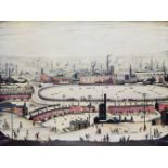 ‡Laurence Stephen Lowry RA, RBA (1887-1976) The Pond Signed L.S.Lowry (in pencil to margin) and with