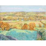 Pierre Gaston Rigaud (French 1874-1939) Landscape in Queaux, France Signed P G RIGAUD (lower