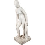 ‡Virginio Pessina (Italian 1906-1982) Standing female nude Signed VIRGINIO/PESSINA (to base)