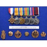 Six medals to Wing Commander Arthur Cleeve Dibben, Royal Air Force, formerly 18th London Regiment (