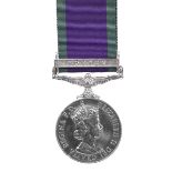 A General Service Medal 1962-2007 to Arthur Geoffrey Polehampton, Royal Navy, clasp: Borneo (K.