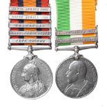 A Queen's South Africa Medal to Private W. Gaiger, 18th Hussars, second type, 5 clasps: Cape Colony,