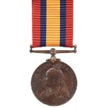 A Queen's South Africa Medal to Syce Chappaye, 2nd Madras Lancers, bronze (Syce Chappaye 2 Mad