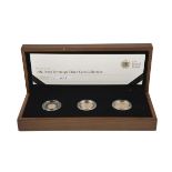 Elizabeth II, gold proof sovereign three-coin collection, 2010, sovereign to quarter sovereign,