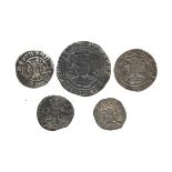 England: Edward II (1307-27), silver penny, Canterbury, 1.35g, clipped, near fine; Edward III (