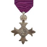 The Most Excellent Order of the British Empire: the member's badge to Frederick George Mizen, M.B.