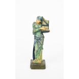 Saint Cecilia a Compton Pottery The Potters' Arts Guild figure designed by Mary Seton Watts,