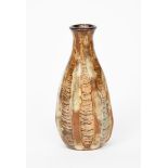 A Martin Brothers stoneware miniature gourd vase by Edwin & Walter Martin, dated 1899, tall, slender