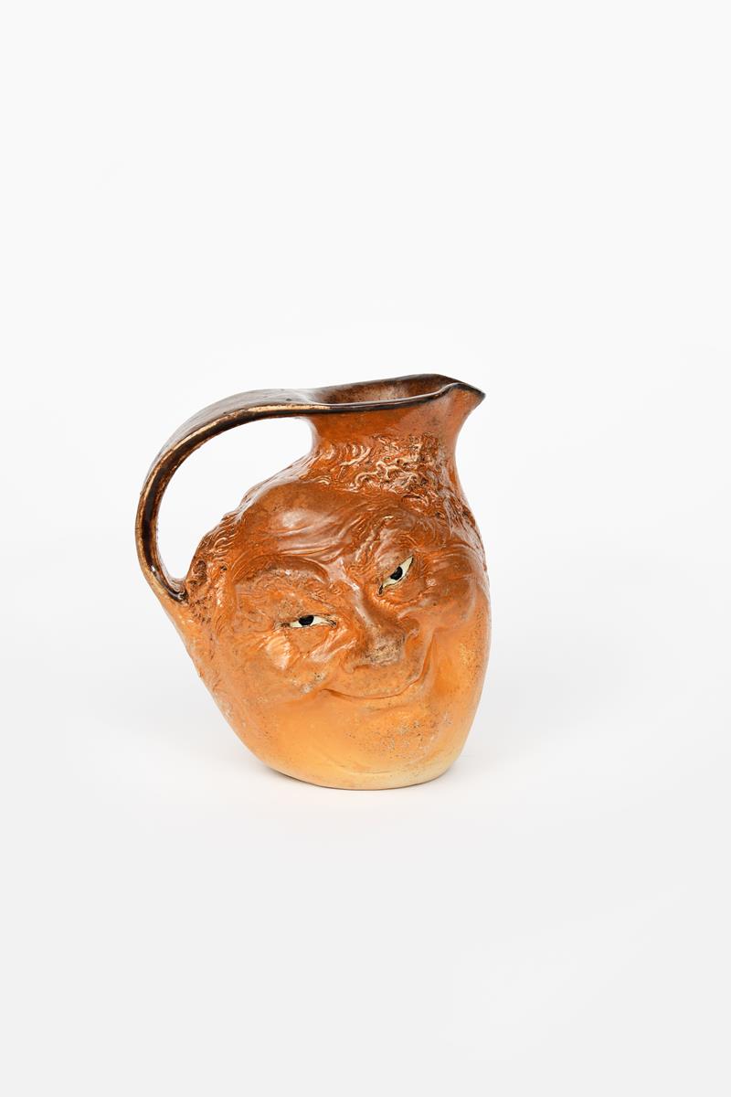 A Martin Brothers stoneware face jug designed by Robert Wallace Martin, dated 1899, modelled in - Image 2 of 2