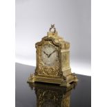 AN ENGLISH GILT BRASS CARRIAGE CLOCK IN THE MANNER OF THOMAS COLE, SECOND QUARTER 19TH CENTURY the