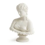 A VICTORIAN PARIAN BUST OF CLYTIE AFTER C. DELPECH, PROBABLY COPELAND, C.1870 made for the Art Union