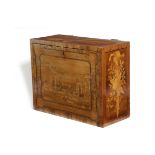 λ A FRENCH LOUIS XV KINGWOOD AND MARQUETRY WRITING CABINET IN THE MANNER OF LEONARD BOUDIN (FRENCH