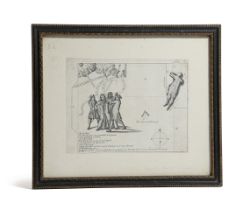A RARE ENGRAVING RELATING TO THE ALLEGED MURDER OF ARTHUR CAPEL EARL OF ESSEX LATE 17TH CENTURY