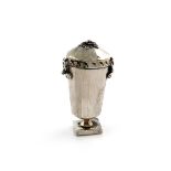 A Maltese silver scent flask (Balsamina), possibly Emanuel de Rohan period, 1775-1797, panelled