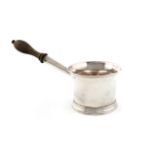 A George III silver brandy pan, by John Payne, London 1765, tapering circular form, tapering