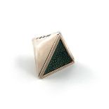 By James Dougall, a modern small silver and shagreen box, London, no date letter circa 2015,