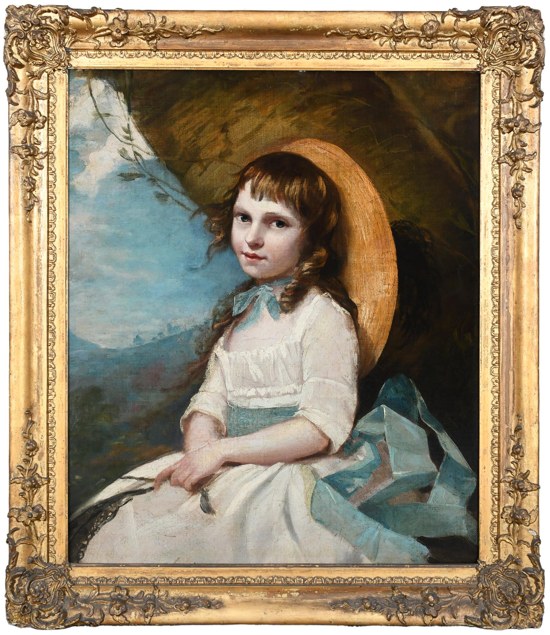 Sir Martin Archer Shee PRA (Irish 1769-1850) Portrait of Jane Pomeroy (b.1787), three-quarter - Image 2 of 3