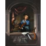 After Gerrit Dou The violinist at the window Oil on panel 61 x 46.5cm; 24 x 18¼in After the original