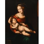 After Raphael The Virgin and Child, 'The Bridgewater Madonna' Oil on canvas 47.2 x 36.7cm; 18½ 14½in