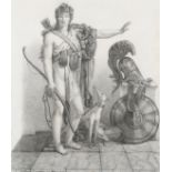 Eugenie Denegers (act.1810-1840) after Pierre-Narcisse Guérin (1774-1833) Hippolytus Signed and