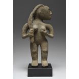 An Atlantic Watershed standing female figure Costa Rica, circa 1000 - 1550 AD volcanic stone, with