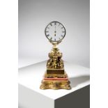 A FRENCH PATINATED AND GILT BRONZE MYSTERY CLOCK ATTRIBUTED TO JEAN-EUGENE ROBERT-HOUDIN, PARIS,