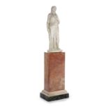 AN ITALIAN MARBLE GRAND TOUR FIGURE OF ISIS AFTER THE ANTIQUE, EARLY 19TH CENTURY standing