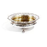 A LATE VICTORIAN SCOTTISH SILVER PRESENTATION ROSE BOWL BY HAMILTON AND INCHES, EDINBURGH, 1899 of