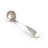 An early 19th century Scottish provincial silver Fiddle pattern toddy ladle, by John Sellar, Wick