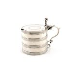 A George III silver mustard pot, maker's mark TN struck three times, probably for Thomas Nash,