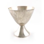 By Rebecca Boldra, a modern Britannia standard silver bowl, London 2021, tapering circular form,