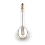 A George III silver 'Virgin' spoon, by Robert Garrard, London 1817, fig-shaped bowl, faceted stem,