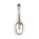 An 18th century Channel Island silver Trefid spoon, by George Hamon, Jersey circa 1788, the
