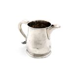 A George II provincial silver later spouted mug, by Samuel Blachford of Plymouth, circa 1740, the