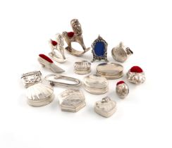 A collection of modern silver items, all with London hallmarks, maker/importer HJ, comprising: