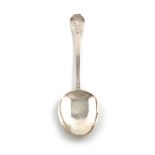 A William and Mary Scottish provincial silver Engraved Trefid spoon, by Alexander Galloway, Aberdeen