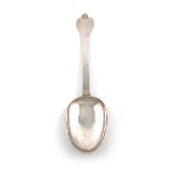 A James II silver Trefid spoon, by Edward Hulse, London 1685, the reverse of the oval bowl with a