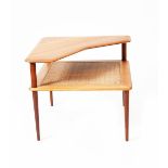 A France & Son teak coffee table designed by Peter Hvidt and Orla Molgaard, model no. 519, square