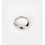 A Georg Jensen 18ct white gold Eclipse ring designed by Kim Buck, stamped marks, size P