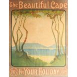 Anonymous The Beautiful Cape - For Your Holiday 1913 1914, lithographic poster, printed in colours