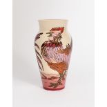 'Cockerel' a Dennis China Works limited edition vase designed by Sally Tuffin, dated 2006,