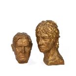 ‡ John Judkins (born 1951) Brian Epstein and John Lennon, 1967 (attributed) two gold patinated