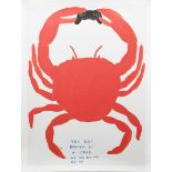 David Shrigley (born 1968) You Got Beaten by a Crab, (Wasp) Sorry for Being Annoying, Fish Says Fuck