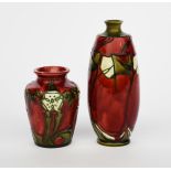 A Minton's Secessionist vase designed by John Wadsworth and Leon Solon, model no.7, shouldered