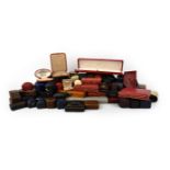 100 assorted jewellery boxes including Cartier (2) James R Ogden (2) and Tiffany, Paris