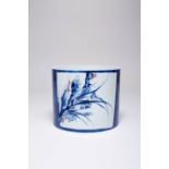 A CHINESE UNDERGLAZE BLUE AND COPPER-RED BRUSHPOT, BITONG KANGXI 1662-1722 Freely painted with two
