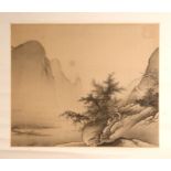 UNIDENTIFIED ARTISTS MEIJI AND LATER, 19TH AND 20TH CENTURY Two Japanese paintings, the first in ink